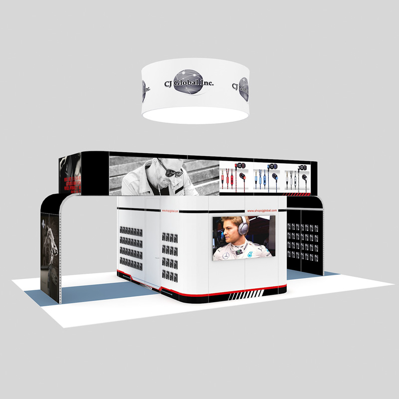 6X9 New Designed Modular Exhibition Booth For AV Stand Supplier