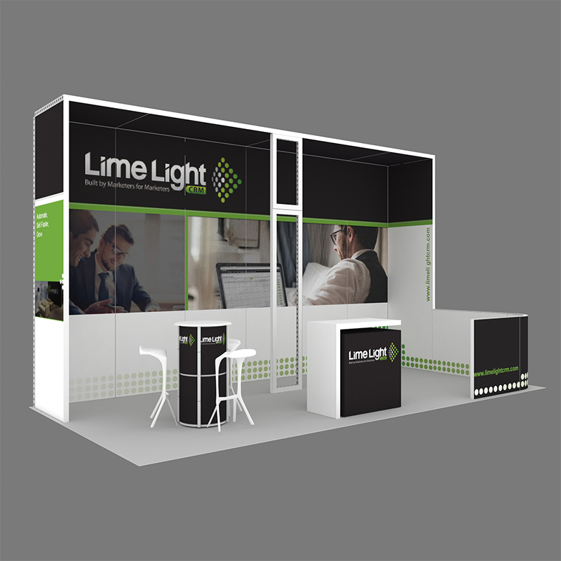 10X20 Reusable Modular Exhibition Display In Aluminum