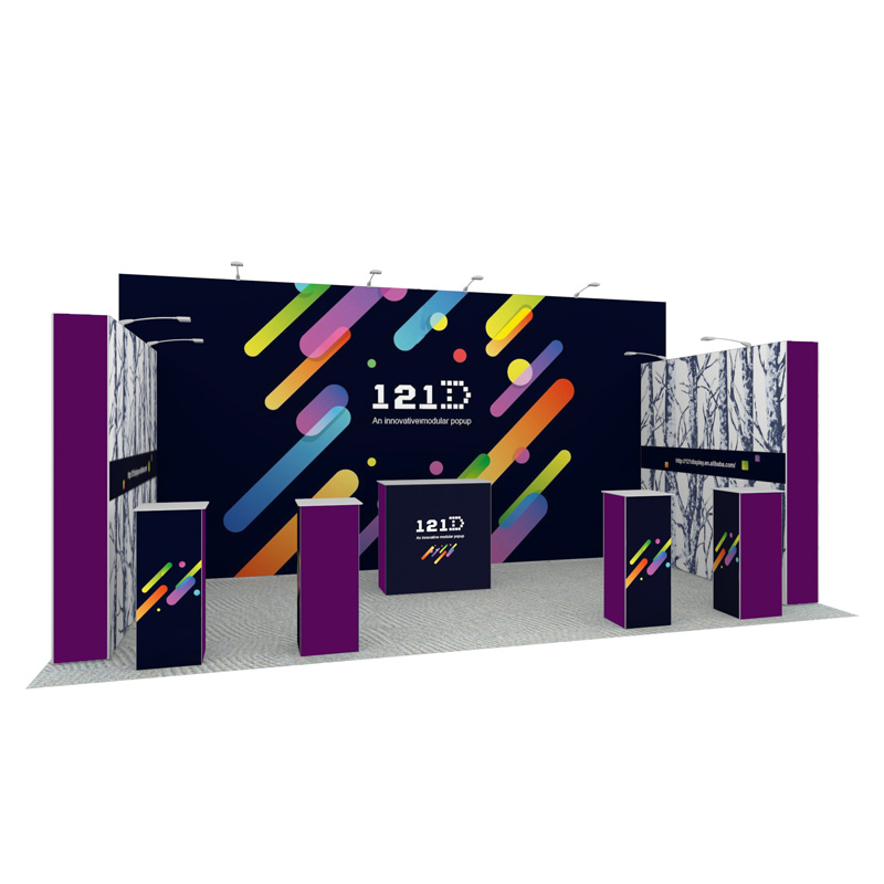 10X20ft Reusable Modular Aluminum Pop Up Display For Exhibition Stands