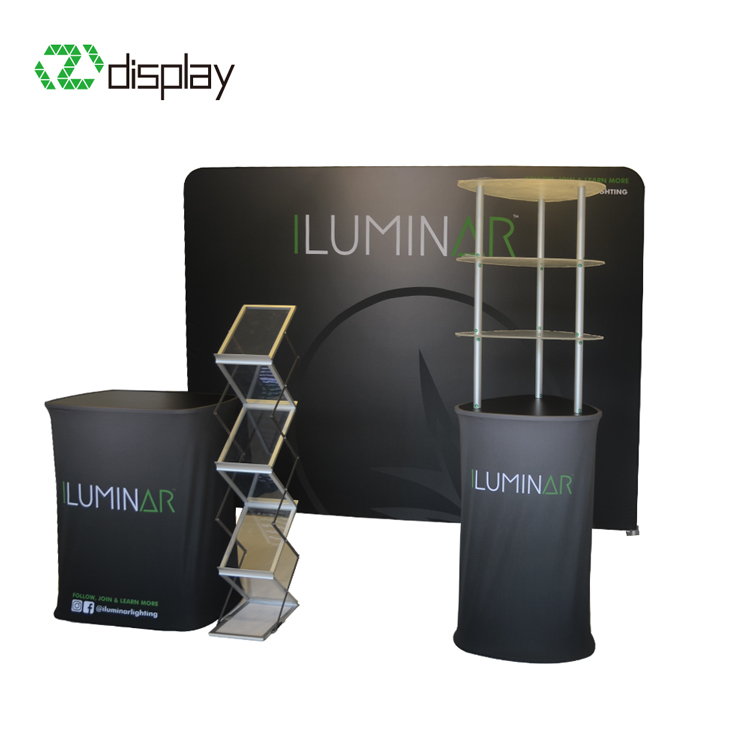 10ft tension fabric display booth