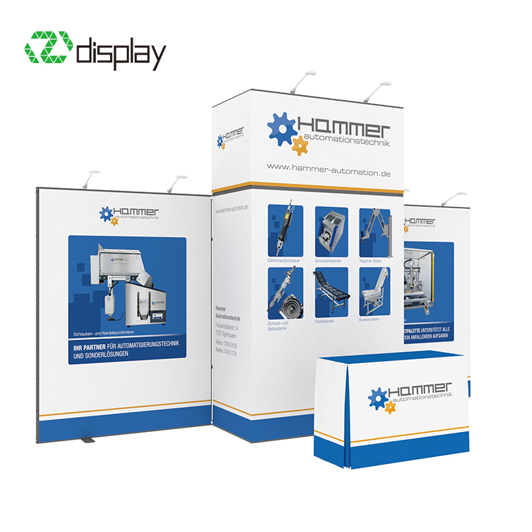 Exhibit booth displays