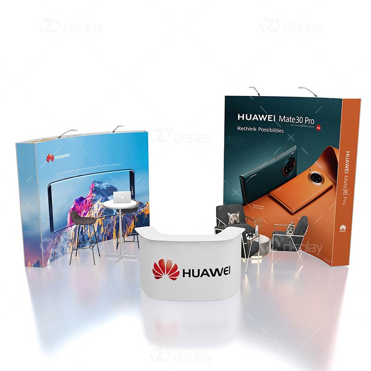 Huawei Curved Tradeshow Display Booth