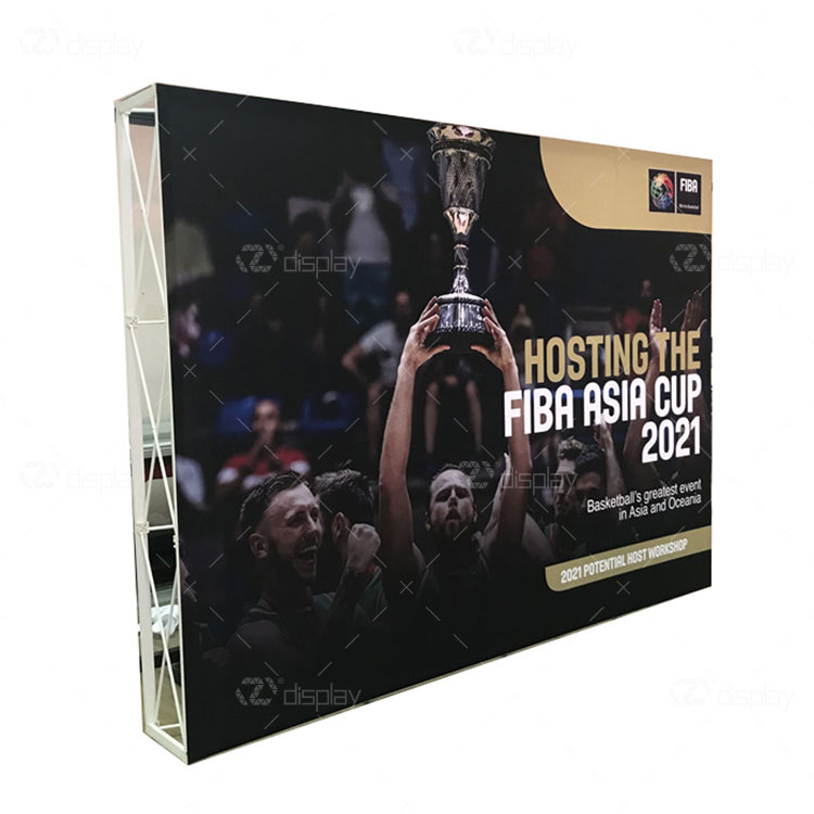 10ft Trade Show Pop Up Display Wall Stand in Aluminum